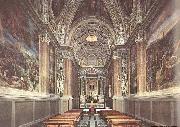 Michelangelo Buonarroti View of the Chapel painting